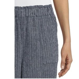 Wide leg linen pant